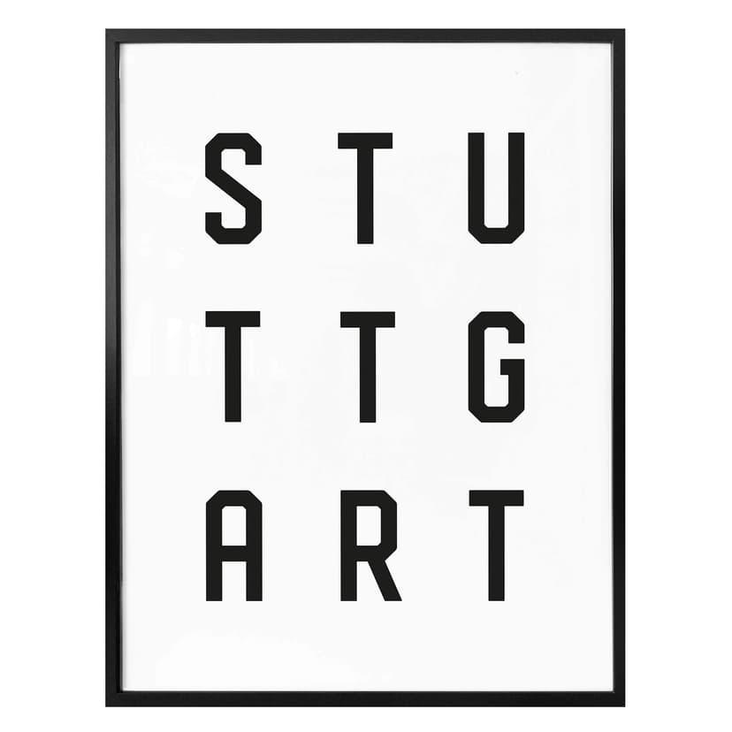Plakat - Typografia Stuttgart