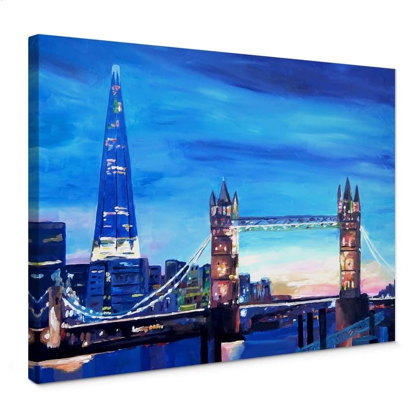 Obraz na płótnie Bleichner - London Tower Bridge and The Shard