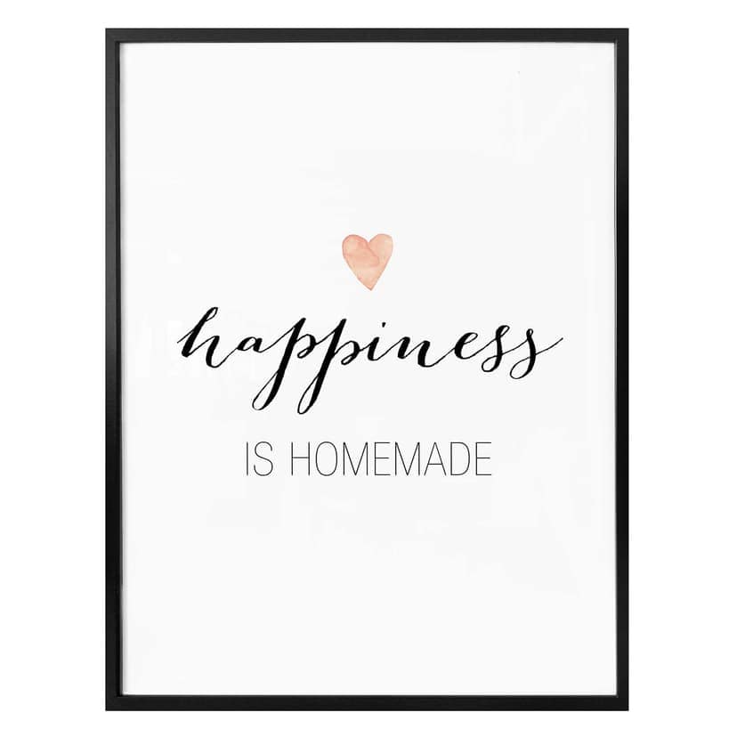 Plakat Confetti & Cream - Happiness is homemade