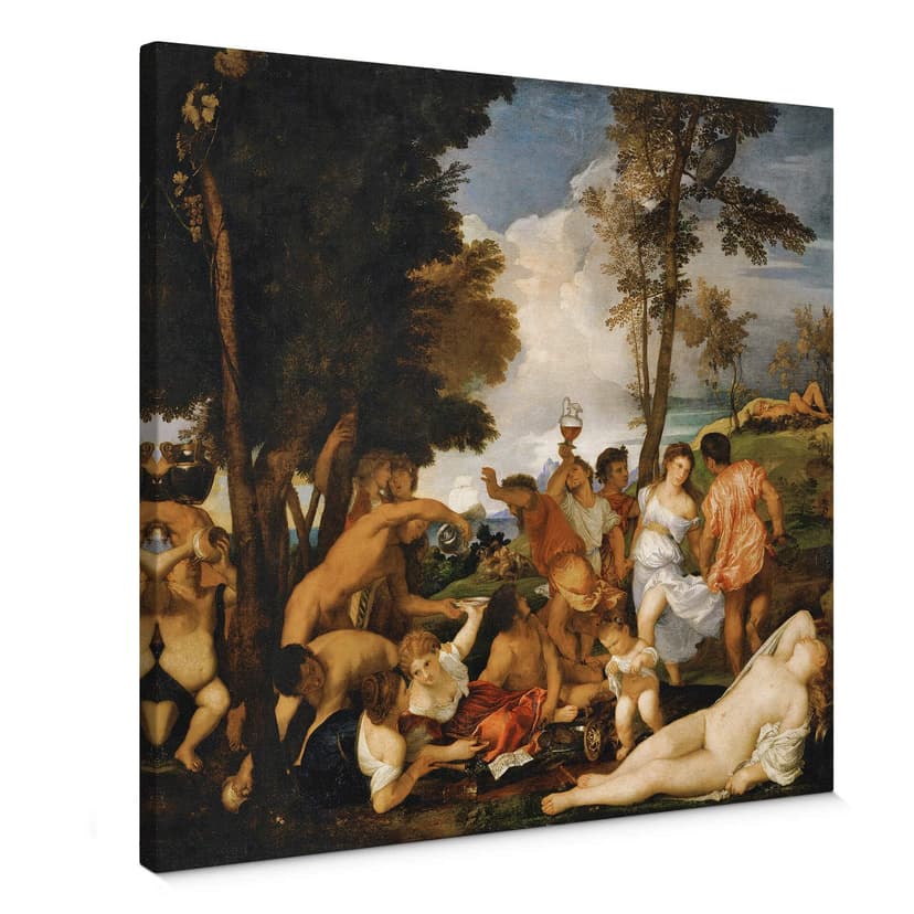 Obraz na płótnie Tycjan - Bachanalia