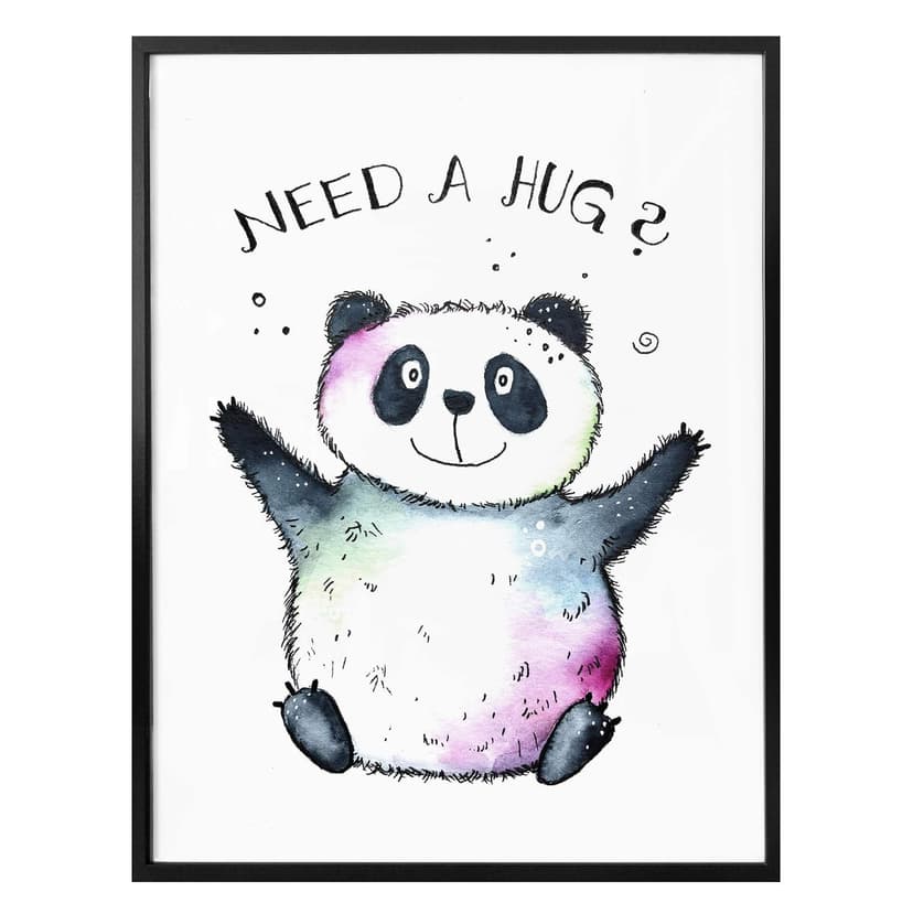Plakat Hagenmeyer - Szczęśliwa panda