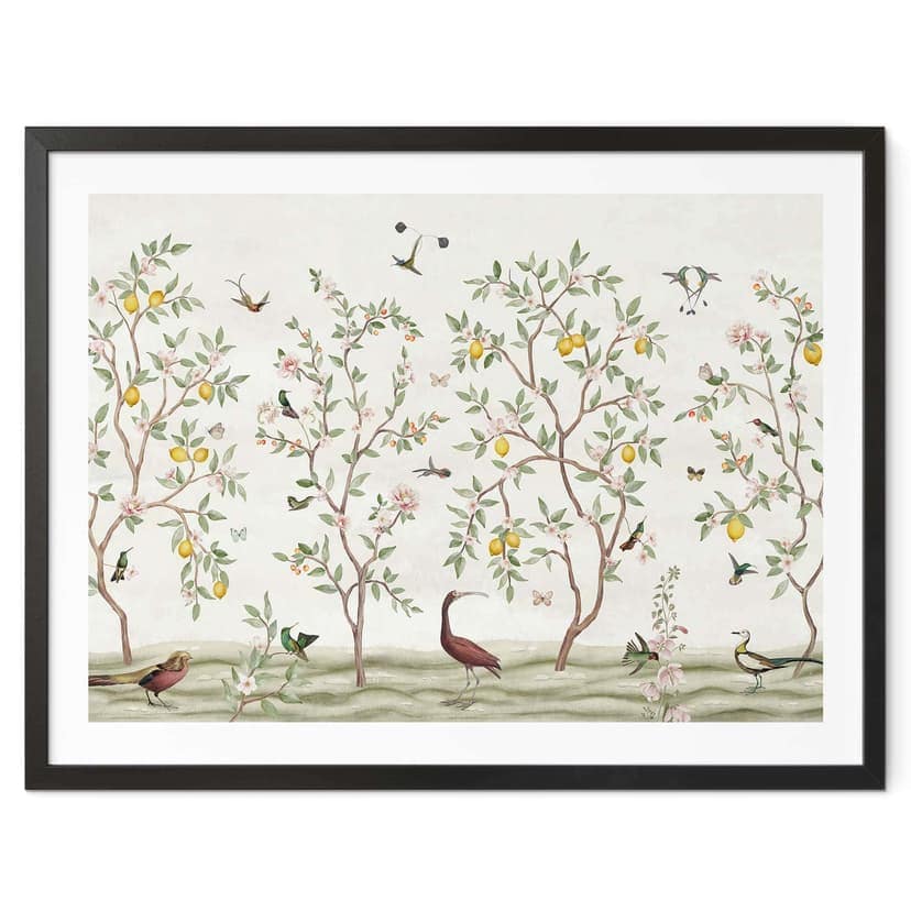 Plakat Sir Edward - Lemon Tree Chinoiserie