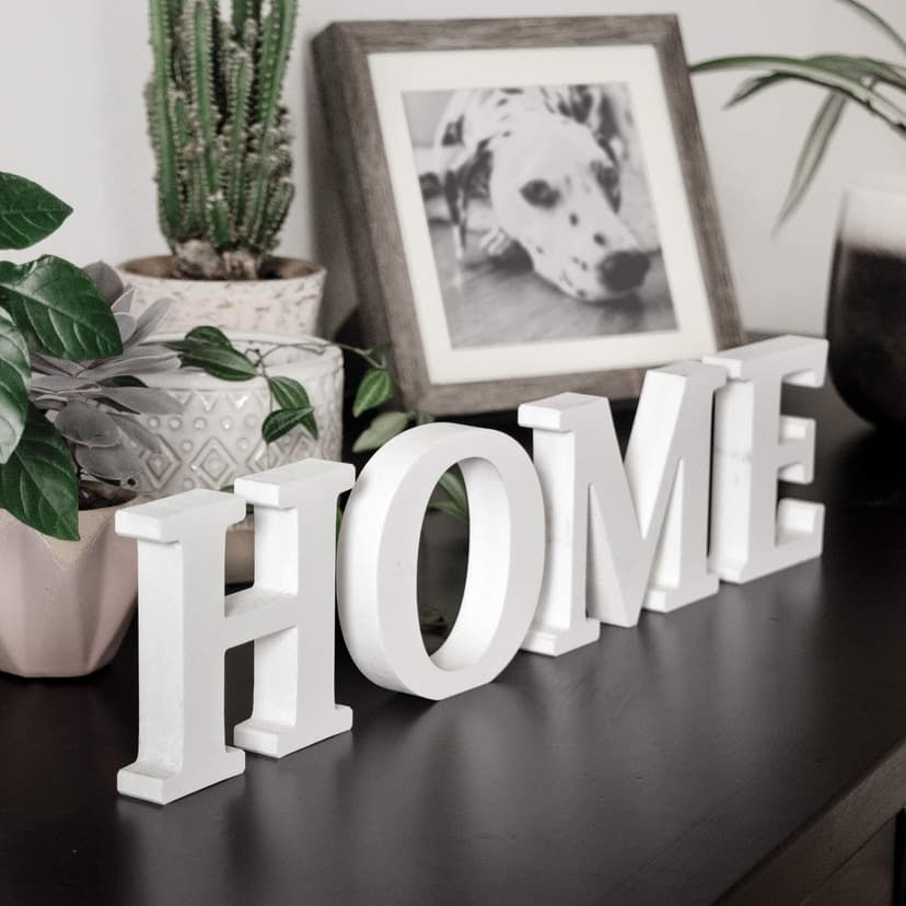 Litery ozdobne 3D HOME 2