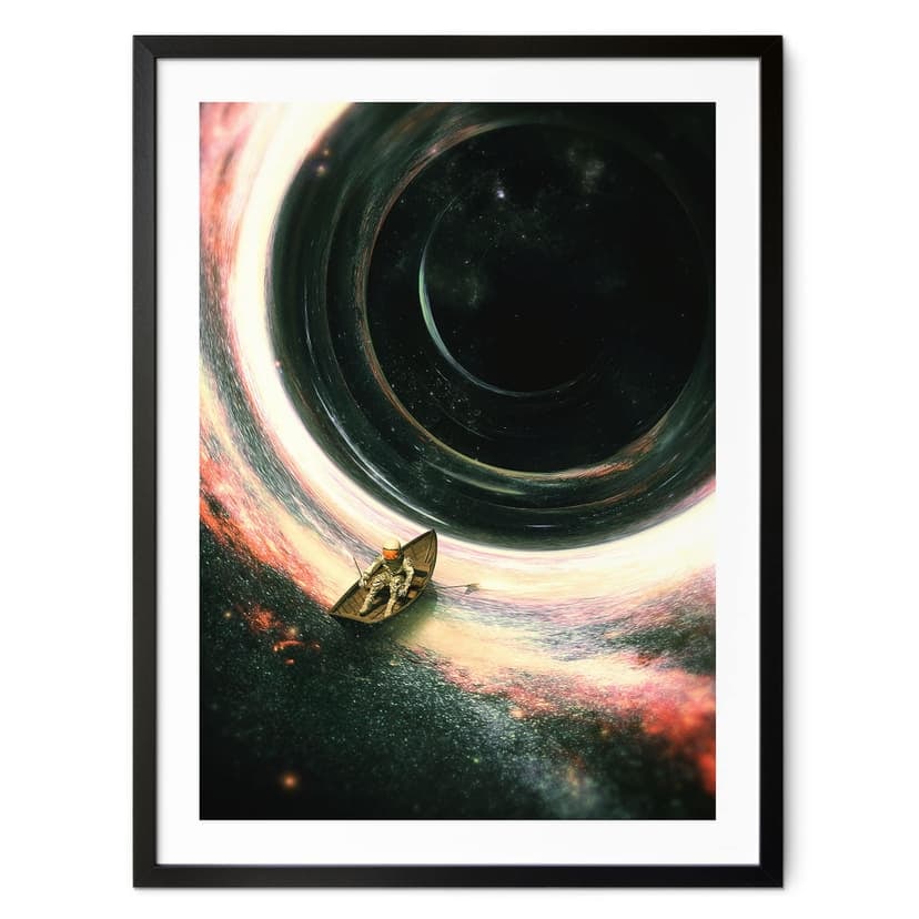 Plakat Space: Astronauta w łodzi - Nicebleed