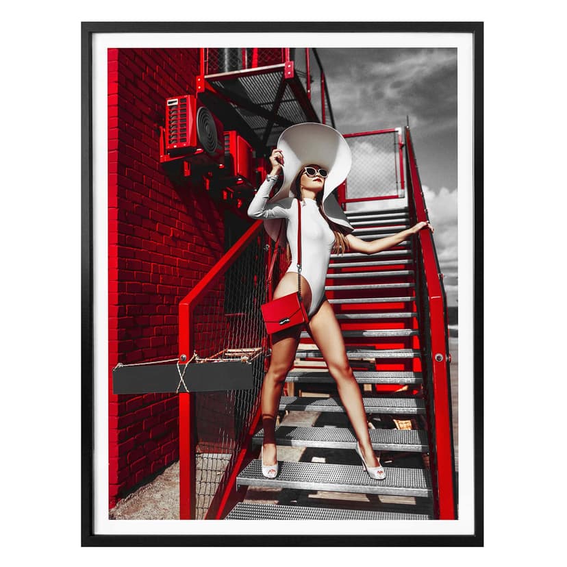 Plakat Bolgov - Model White Red