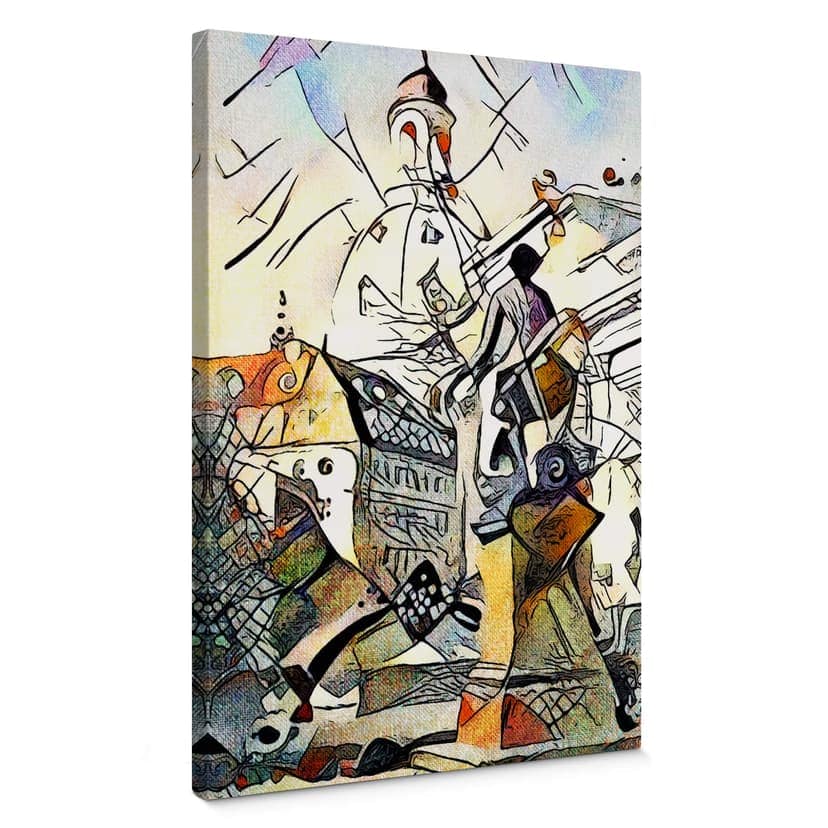 Obraz na płótnie Zamart - Kandinsky spotyka Drezno