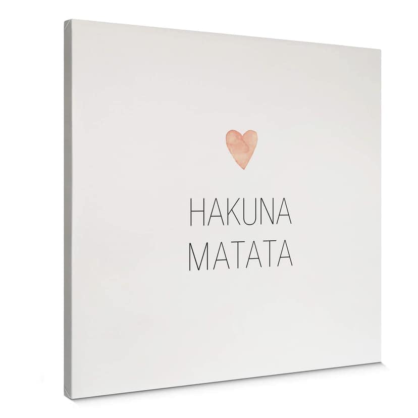 Obraz na płótnie Confetti & Cream - Hakuna Matata