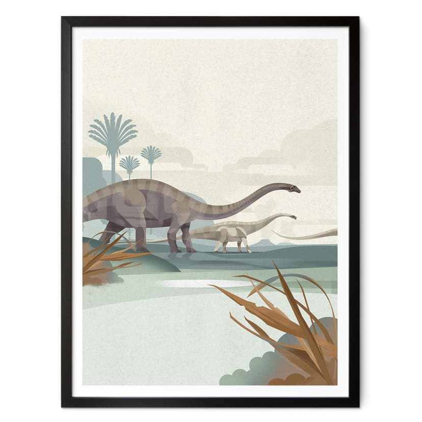 Plakat Brown - Diplodocus