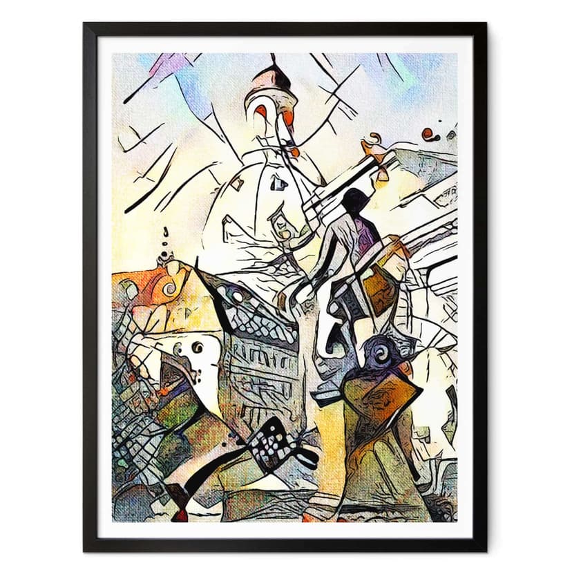 Plakat Zamart - Kandinsky spotyka Drezno