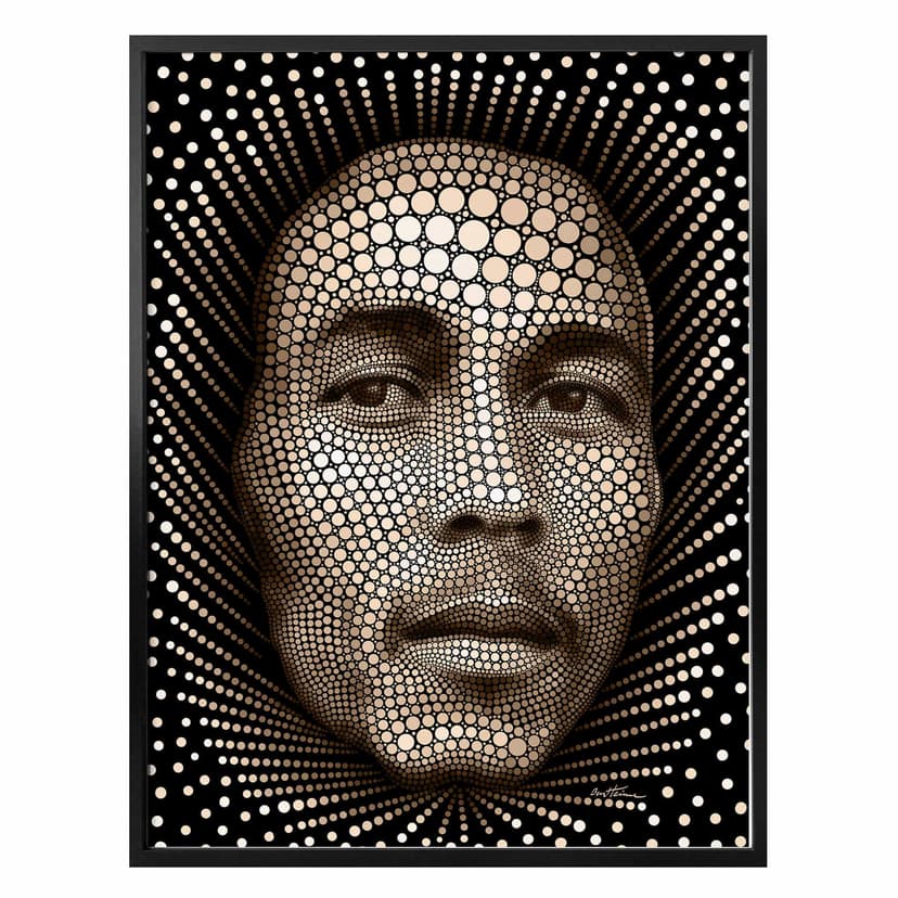 Plakat Ben Heine - Circlism: Bob Marley
