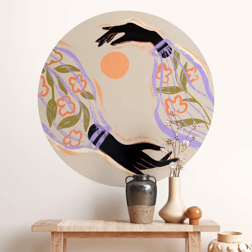 Naklejka na ścianę Arty Guava - Embrace the sun - Round