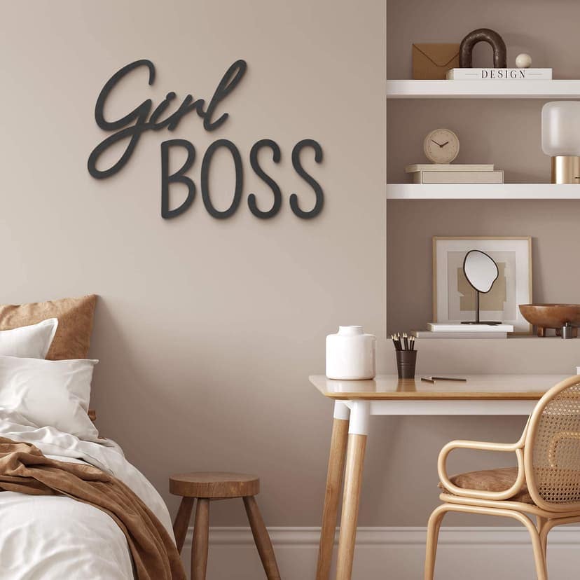napis 3D MDF - Girl Boss