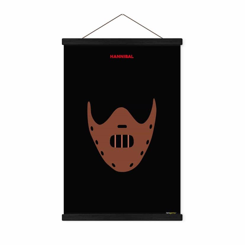 Obraz tkaniny inspirowany filmem "Hannibal" - Gomes