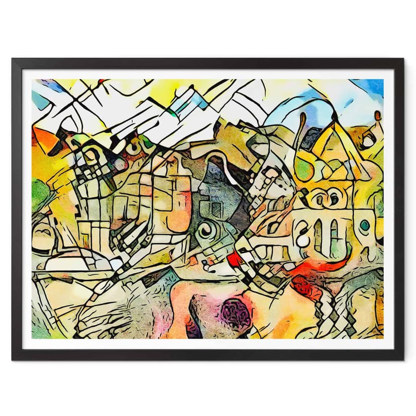 Plakat Zamart - Kandinsky spotyka Amsterdam