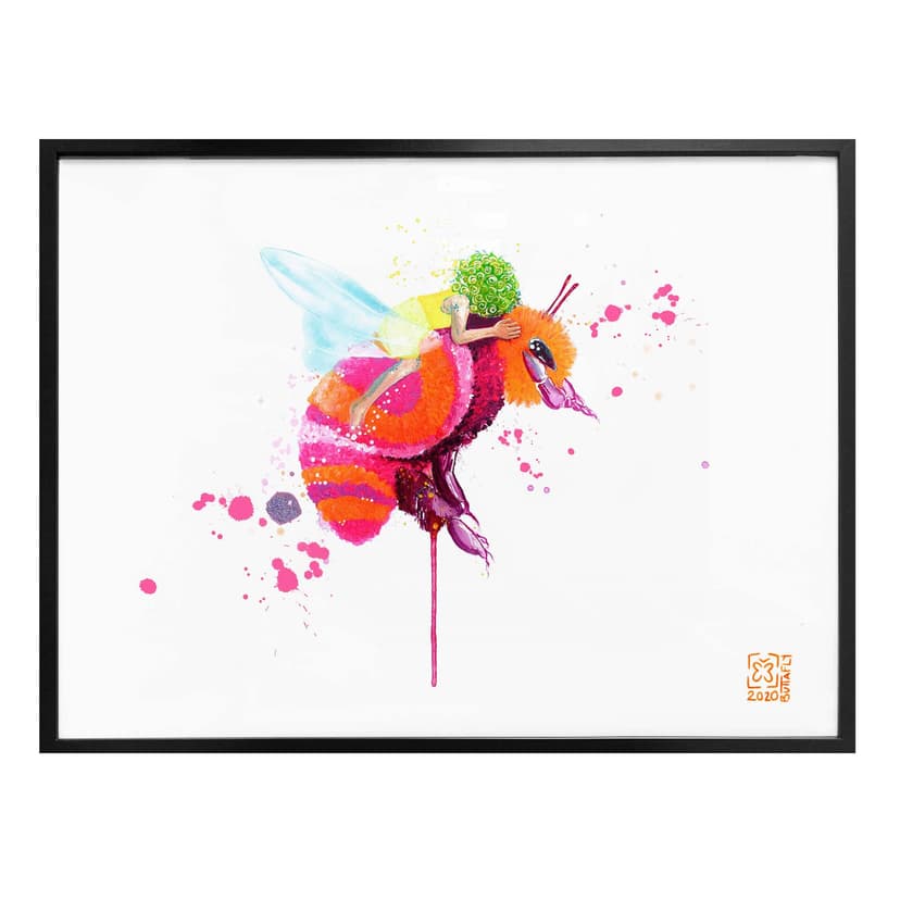 Plakat Buttafly - Dziewczyna pszczoła