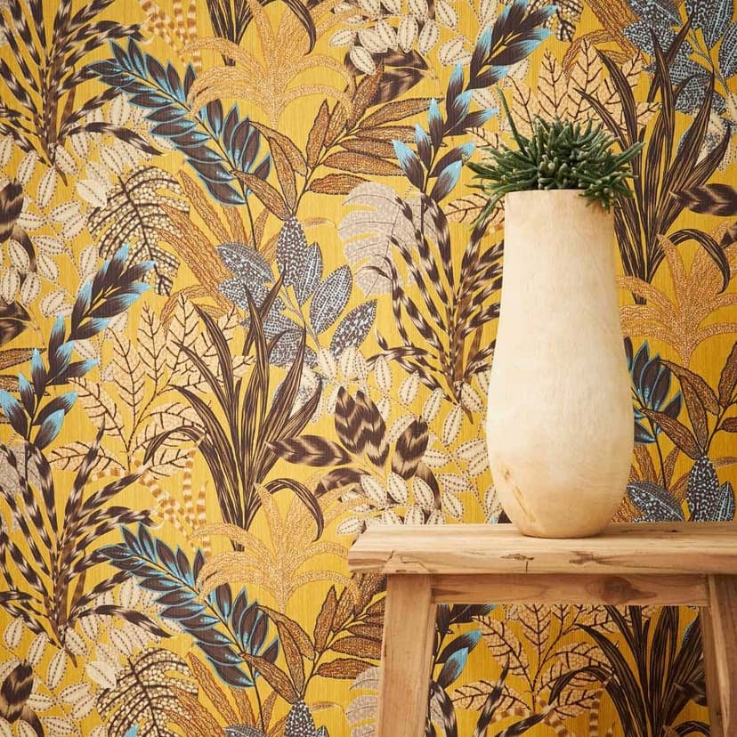 Tapeta z włókniny Livingwalls Metropolitan Stories tapeta dżungla Nala Cape Town brązowy, żółty, zie