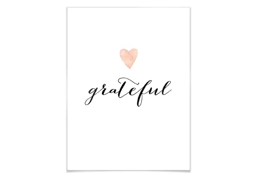 Plakat Confetti & Cream - Grateful