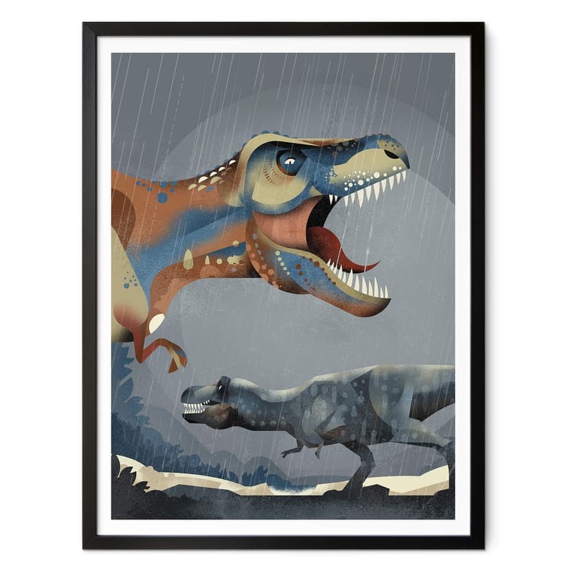 Plakat Brown - T-Rex