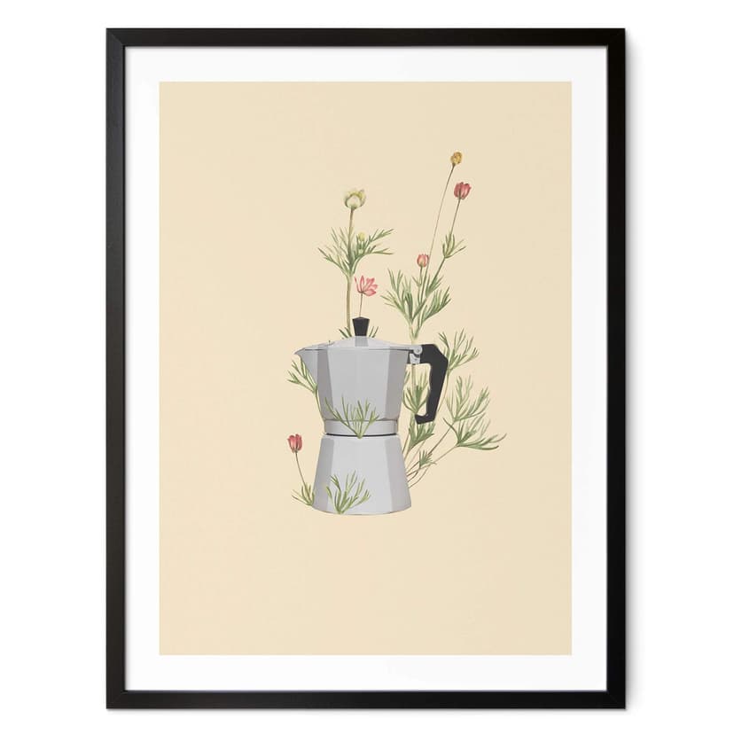 Plakat Frida Floral Studio - Mocha Floral
