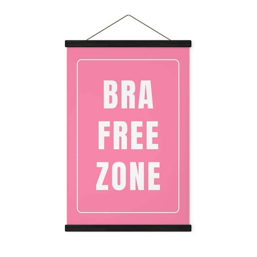 Obraz tkaniny Bra Free Zone - Fritsch