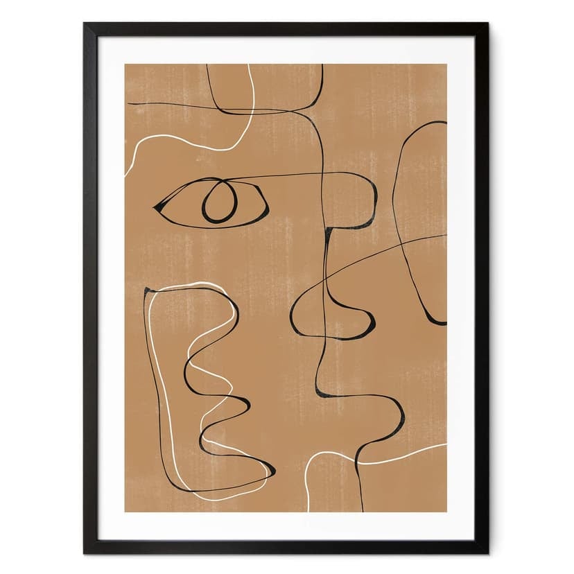 Plakat The Miuus Studio - Abstrakcyjna twarz