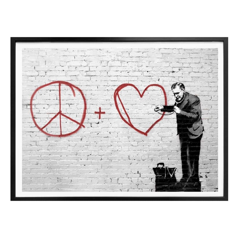Plakat Banksy - Lekarz spokojnych serc