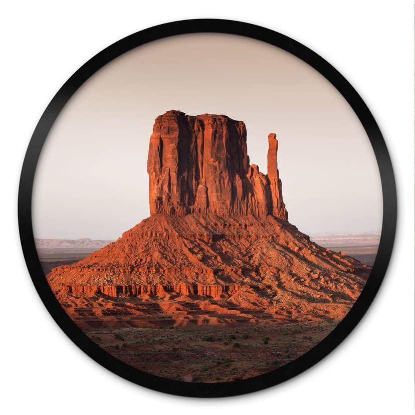 Plakat formacji skalnej w Monument Valley - Hugonnard - Round