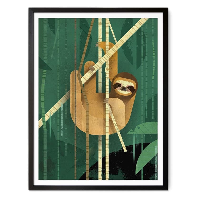 Plakat Brown - Leniwiec