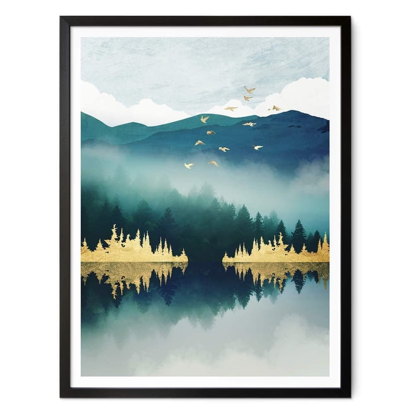 Plakat SpaceFrog Designs - Poranny spokój